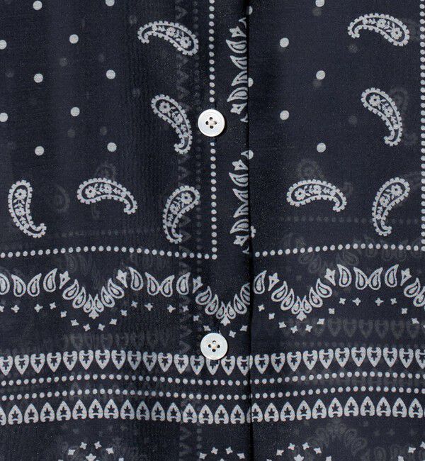 UNITED ARROWS「オーガンジー プリント シャツ ‐ウォッシャブル‐」|シャツ・ブラウス|