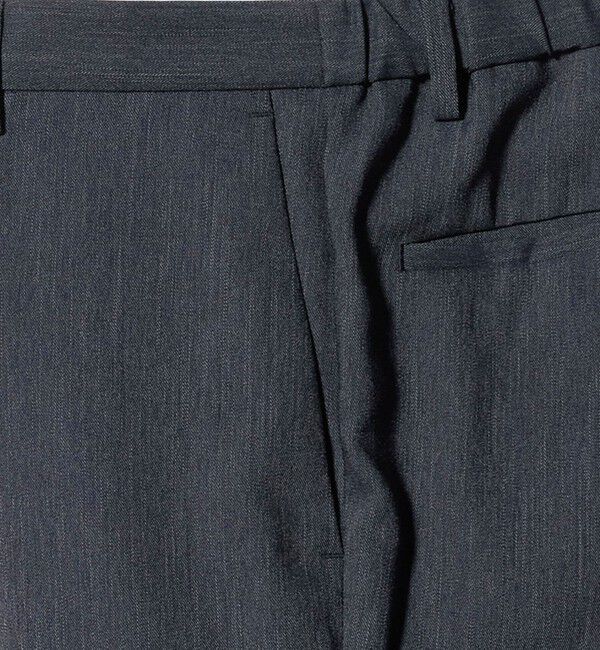 UNITED ARROWS「デニムライク ノープリーツ パンツ UA COZY ‐ウォッシャブル ヨコストレッチ‐」|スーツ|
