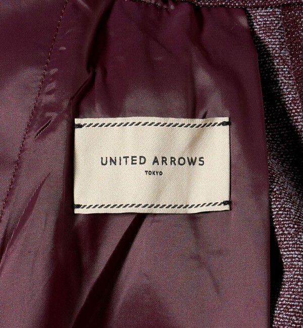 UNITED ARROWS「2タック メランジ ワイド パンツ ‐ウォッシャブル‐」|スラックス|