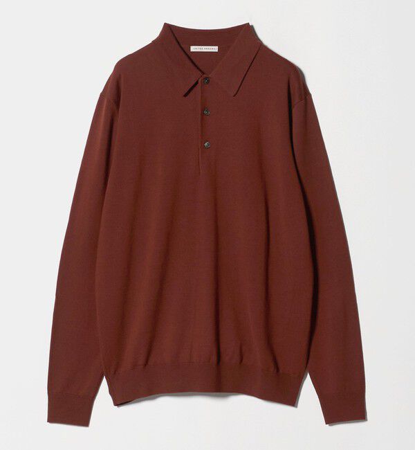 UNITED ARROWS「ウール ハイゲージ ニットポロシャツ」|ポロシャツ|