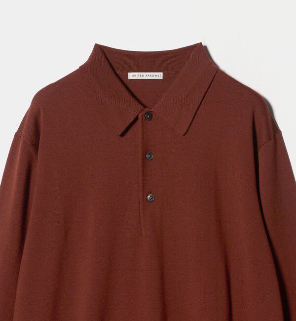 UNITED ARROWS「ウール ハイゲージ ニットポロシャツ」|ポロシャツ|