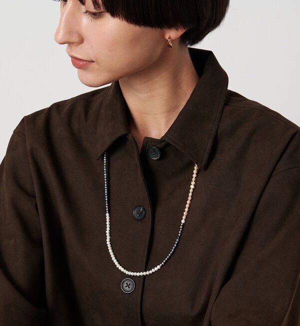 UNITED ARROWS「＜les bonbon＞3COL パール ネックレス 」|ネックレス|WHITE