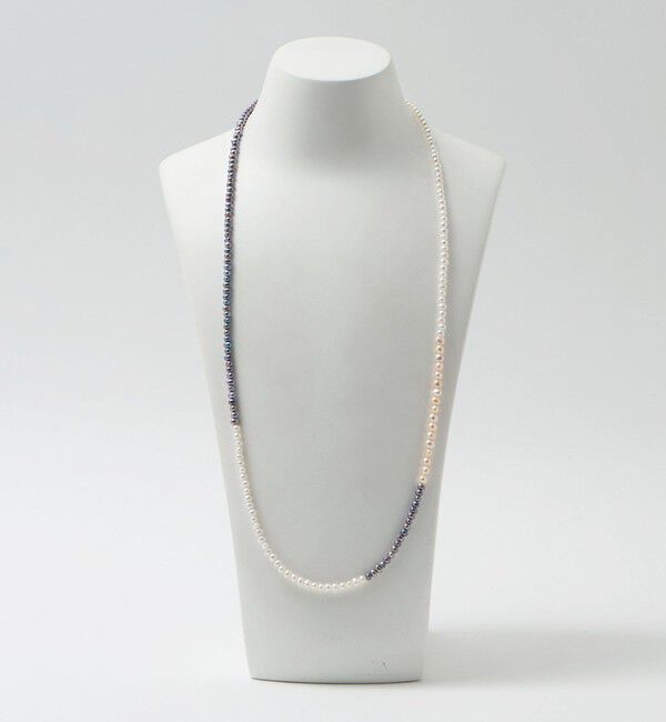 UNITED ARROWS「＜les bonbon＞3COL パール ネックレス 」|ネックレス|