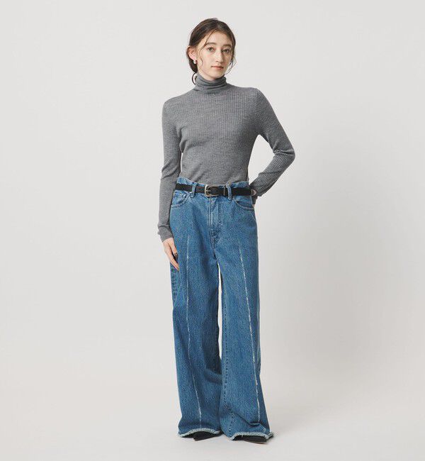 UNITED ARROWS「リブ タートルネック ニット」|ニット・セーター|