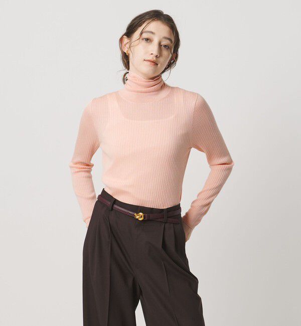UNITED ARROWS「リブ タートルネック ニット」|ニット・セーター|