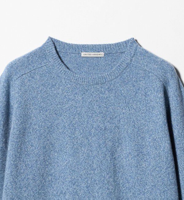 UNITED ARROWS「ウール カシミヤ ミドルゲージ クルーネック ニット」|ニット・セーター|