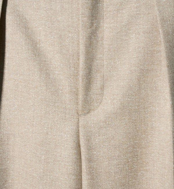 UNITED ARROWS「ツイードライク 2タック ワイド パンツ」|チノ|