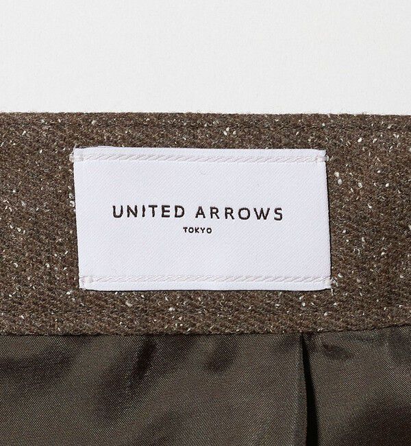 UNITED ARROWS「ツイードライク 2タック ワイド パンツ」|チノ|
