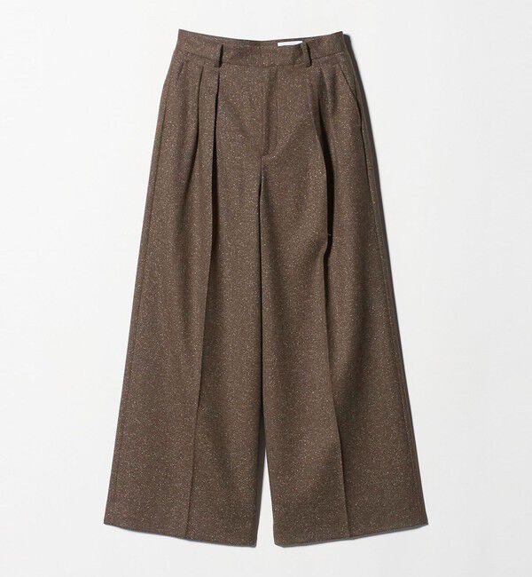 UNITED ARROWS「ツイードライク 2タック ワイド パンツ」|チノ|