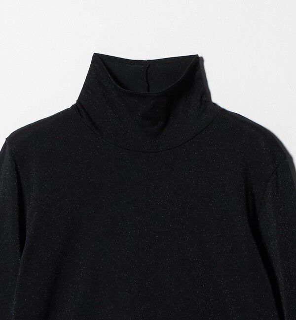 UNITED ARROWS「ラメ テンジク タートルネック カットソー ‐ウォッシャブル‐」|Tシャツ・カットソー|