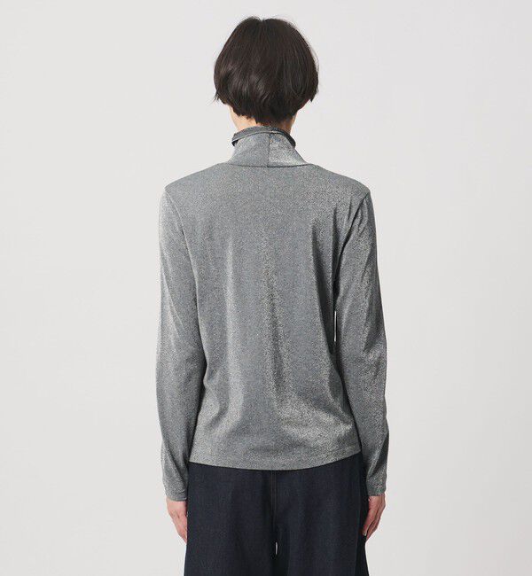 UNITED ARROWS「ラメ テンジク タートルネック カットソー ‐ウォッシャブル‐」|Tシャツ・カットソー|