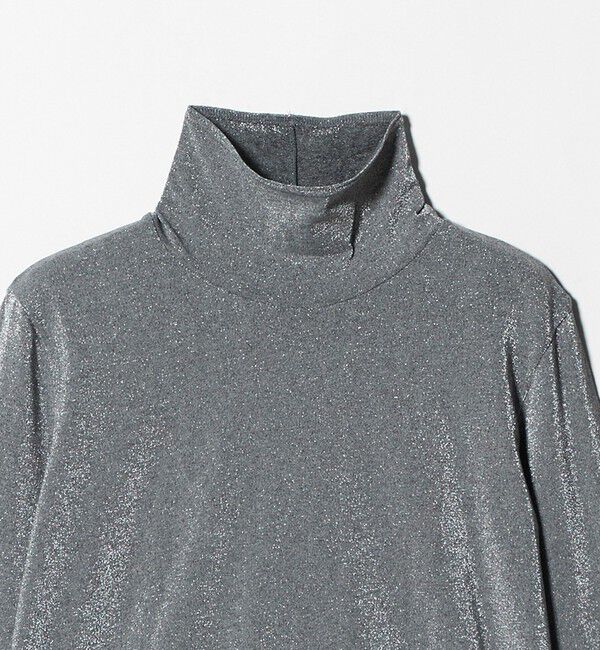 UNITED ARROWS「ラメ テンジク タートルネック カットソー ‐ウォッシャブル‐」|Tシャツ・カットソー|