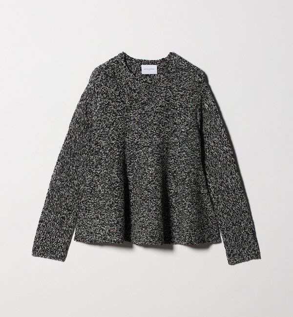 UNITED ARROWS「ミックスカラー ペプラム ニット ‐ウォッシャブル‐」|ニット・セーター|