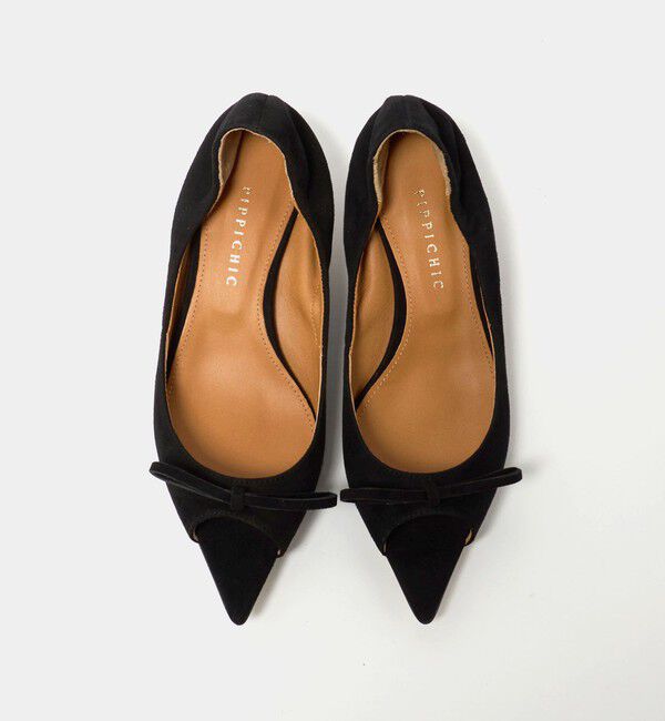 UNITED ARROWS「【一部別注】＜PIPPICHIC＞CHRISTEL リボン パンプス」|パンプス|