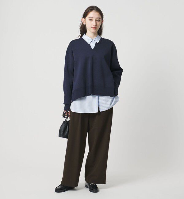 UNITED ARROWS「T/W ワイドパンツ ‐ウォッシャブル‐」|スラックス|