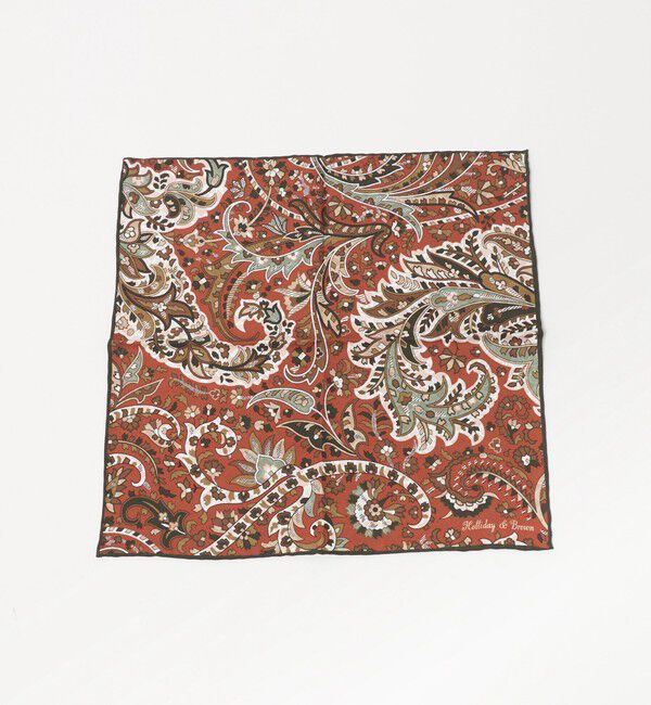 UNITED ARROWS「＜HOLLIDAY＆BROWN＞ ペイズリー プリント ポケットチーフ」|ハンカチ|
