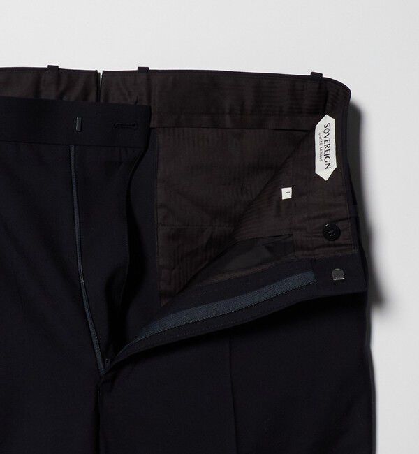 UNITED ARROWS「＜SOVEREIGN＞トロピカル ウール 1プリーツ スラックス RELAX MODEL」|スーツ|