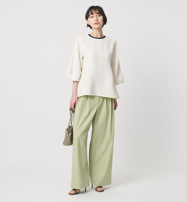 UNITED ARROWS「ツイル ダブルタック イージーパンツ」|チノ|