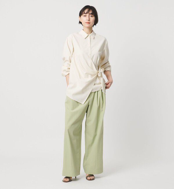 UNITED ARROWS「ツイル ダブルタック イージーパンツ」|チノ|