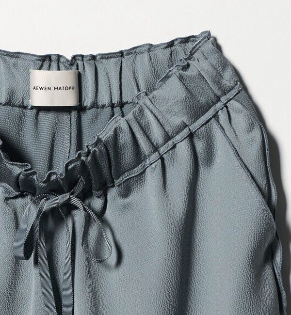 AEWEN MATOPH「＜AEWEN MATOPH＞サテンメローイージーパンツ ‐ ウォッシャブル ‐」|チノ|