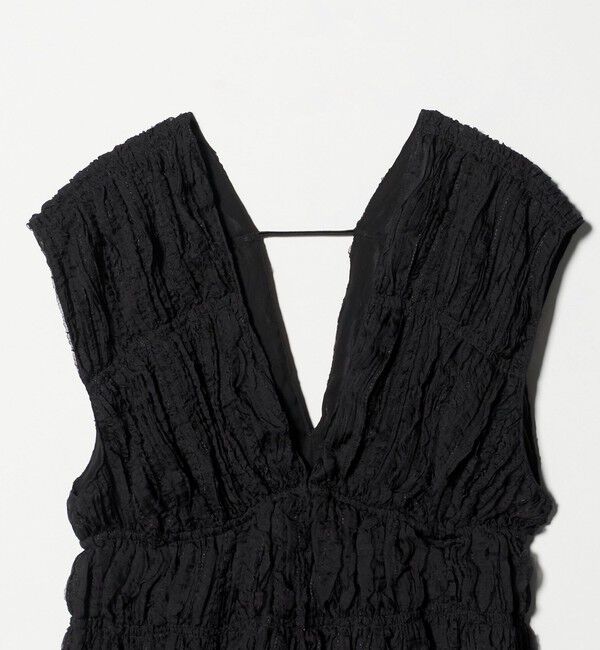 UNITED ARROWS「シャーリング フリル ベスト」|ベスト・ジレ|