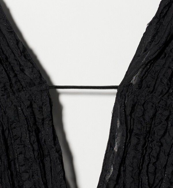 UNITED ARROWS「シャーリング フリル ベスト」|ベスト・ジレ|