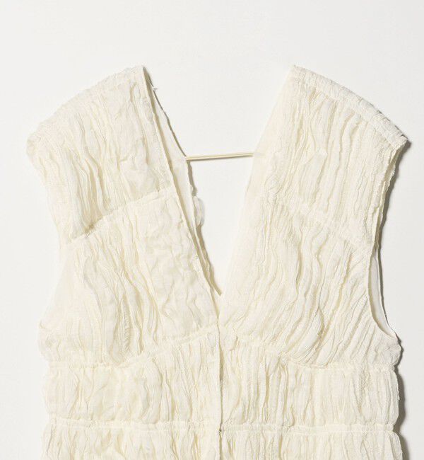 UNITED ARROWS「シャーリング フリル ベスト」|ベスト・ジレ|