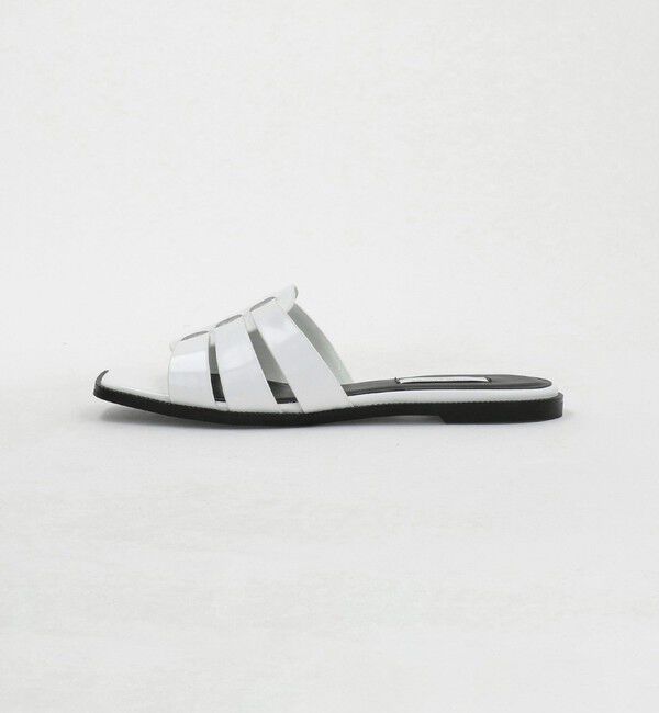 UNITED ARROWS「レザー フラットミュール」|サンダル|