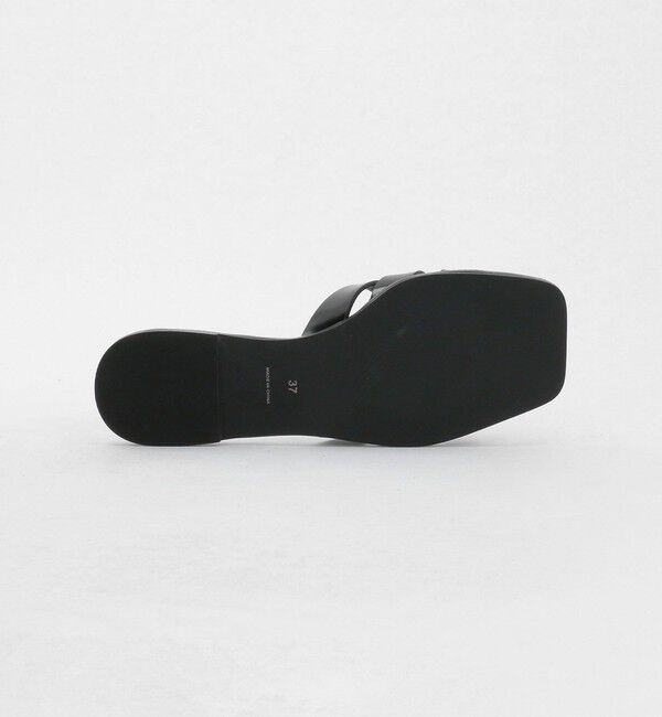 UNITED ARROWS「レザー フラットミュール」|サンダル|