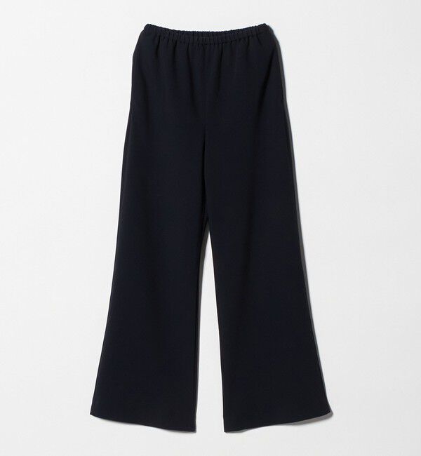 UNITED ARROWS「Drapy バイアス イージー パンツ ‐ウォッシャブル‐」|スラックス|NAVY