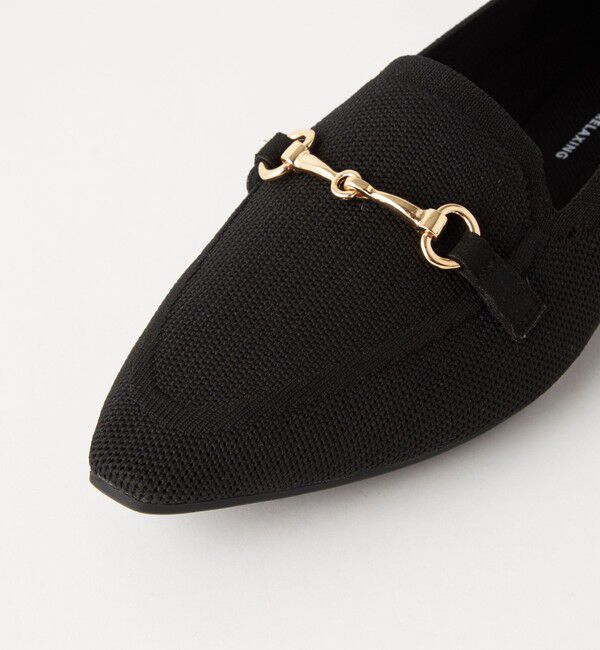 UNITED ARROWS green label relaxing「ウェルネス ニット ローファー 撥水・ウォッシャブル」|パンプス|