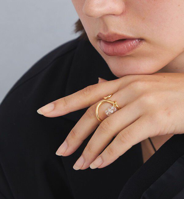 UNITED ARROWS green label relaxing「＜anisotea＞ Wave Arund リング」|リング|