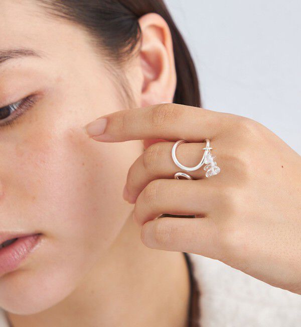 UNITED ARROWS green label relaxing「＜anisotea＞ Wave Arund リング」|リング|