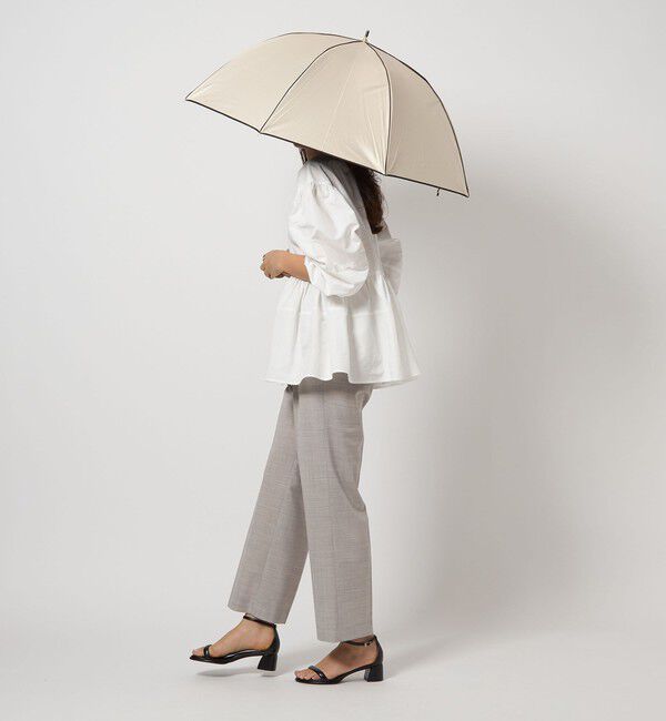 UNITED ARROWS green label relaxing「【別注】＜because＞パイピングアンブレラ / 晴雨兼用 / レイン」|傘|