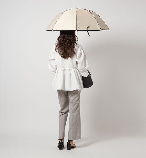 UNITED ARROWS green label relaxing「【別注】＜because＞パイピングアンブレラ / 晴雨兼用 / レイン」|傘|