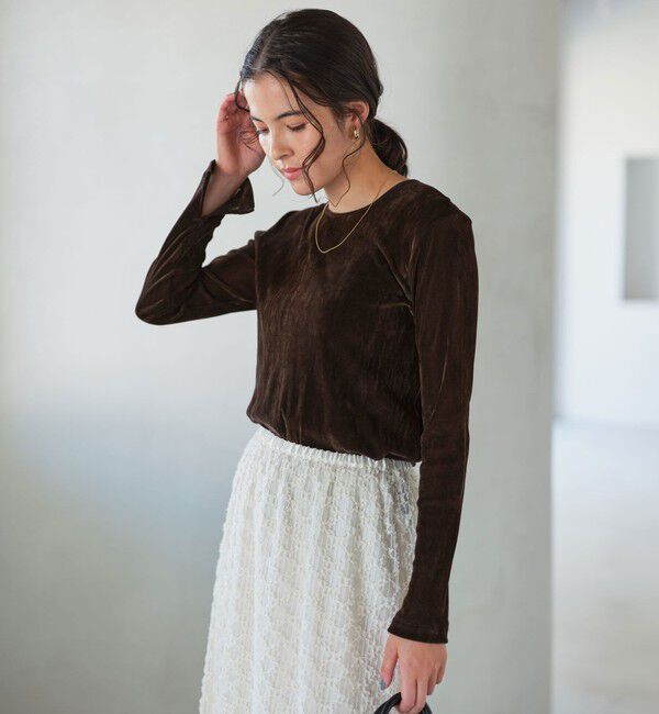 UNITED ARROWS green label relaxing「極みシアーフロッキーT」|Tシャツ・カットソー|DK.BROWN