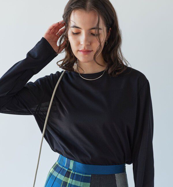 UNITED ARROWS green label relaxing「シアー ロングスリーブ Tシャツ」|Tシャツ・カットソー|