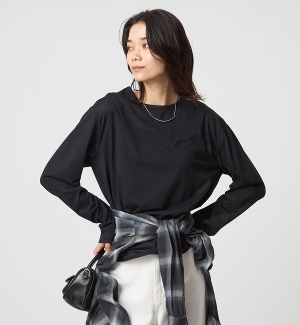 UNITED ARROWS green label relaxing「シアー ロングスリーブ Tシャツ」|Tシャツ・カットソー|