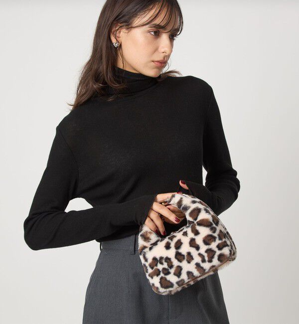 UNITED ARROWS green label relaxing「【別注】＜SINBONO＞レオパード フェイクファー バッグ」|ショルダー・メッセンジャー|BEIGE