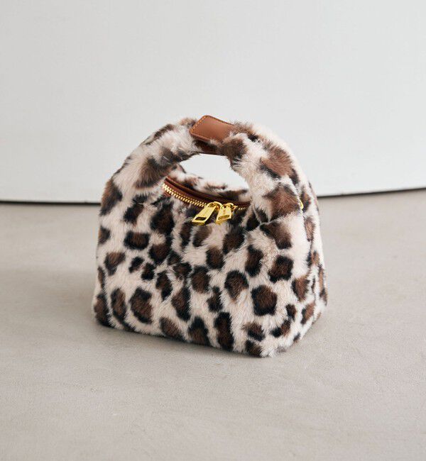 UNITED ARROWS green label relaxing「【別注】＜SINBONO＞レオパード フェイクファー バッグ」|ショルダー・メッセンジャー|