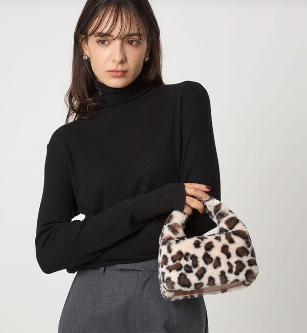 UNITED ARROWS green label relaxing「【別注】＜SINBONO＞レオパード フェイクファー バッグ」|ショルダー・メッセンジャー|