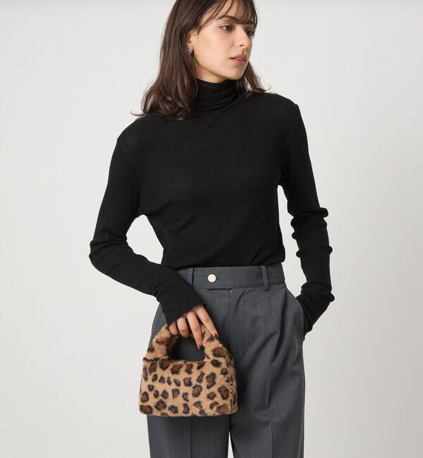 UNITED ARROWS green label relaxing「【別注】＜SINBONO＞レオパード フェイクファー バッグ」|ショルダー・メッセンジャー|