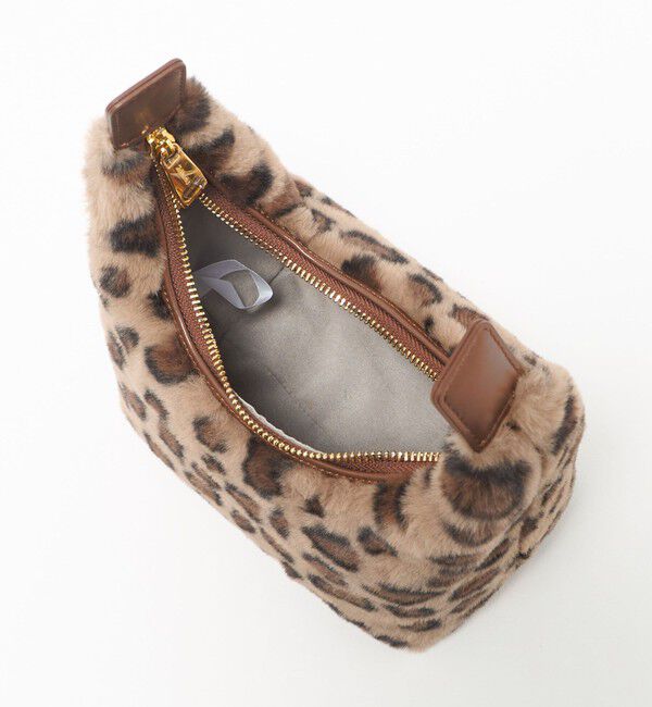 UNITED ARROWS green label relaxing「【別注】＜SINBONO＞レオパード フェイクファー バッグ」|ショルダー・メッセンジャー|