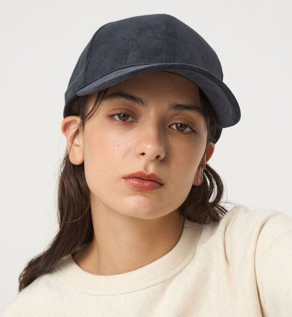 UNITED ARROWS green label relaxing「コーデュロイ キャップ / 帽子 UVカット」|キャップ・キャスケット|NAVY