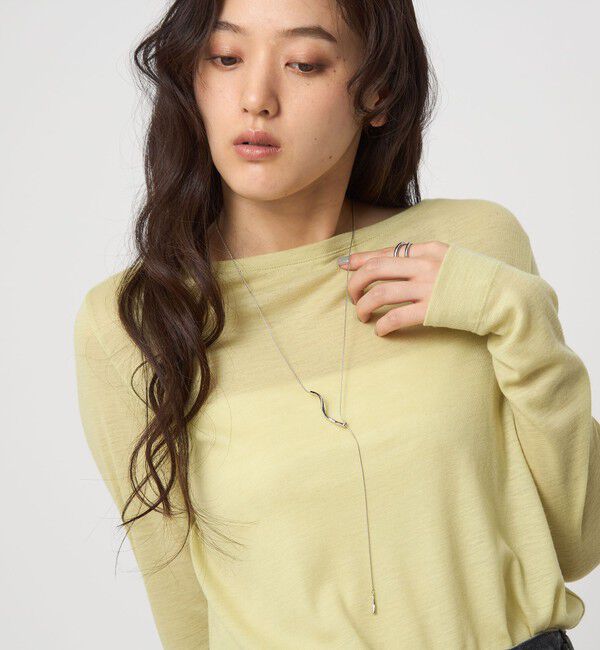 UNITED ARROWS green label relaxing「ウェーブバー スライド ネックレス」|ネックレス|