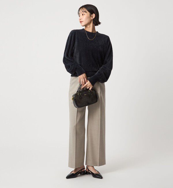 UNITED ARROWS green label relaxing「フラッフ フェザーヤーン ロングスリーブ ニット プルオーバー」|ニット・セーター|