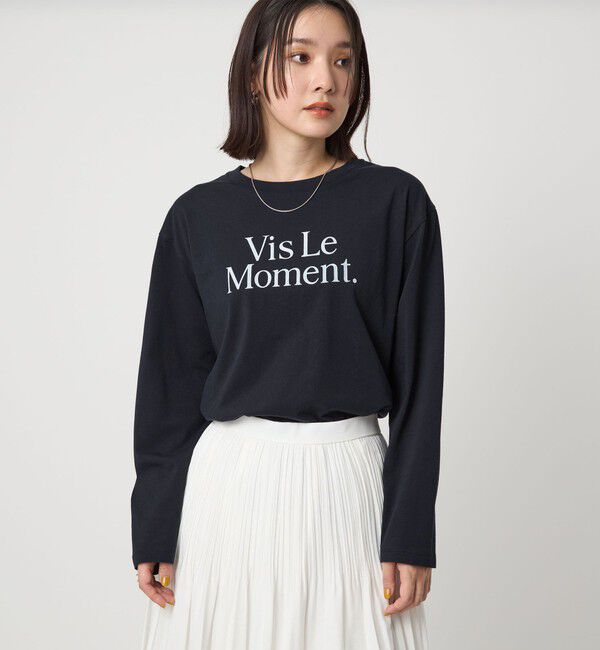 UNITED ARROWS green label relaxing「【WEB限定】＜at ease＞グラフィック ロングスリーブ Tシャツ」|Tシャツ・カットソー|