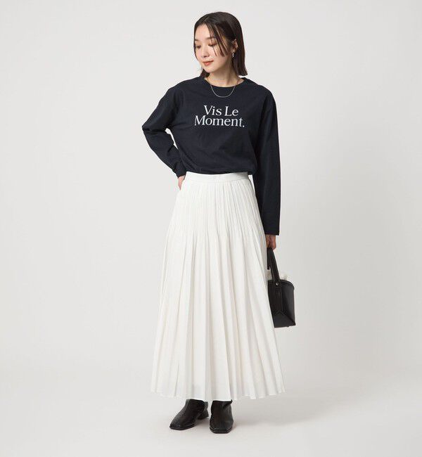 UNITED ARROWS green label relaxing「【WEB限定】＜at ease＞グラフィック ロングスリーブ Tシャツ」|Tシャツ・カットソー|