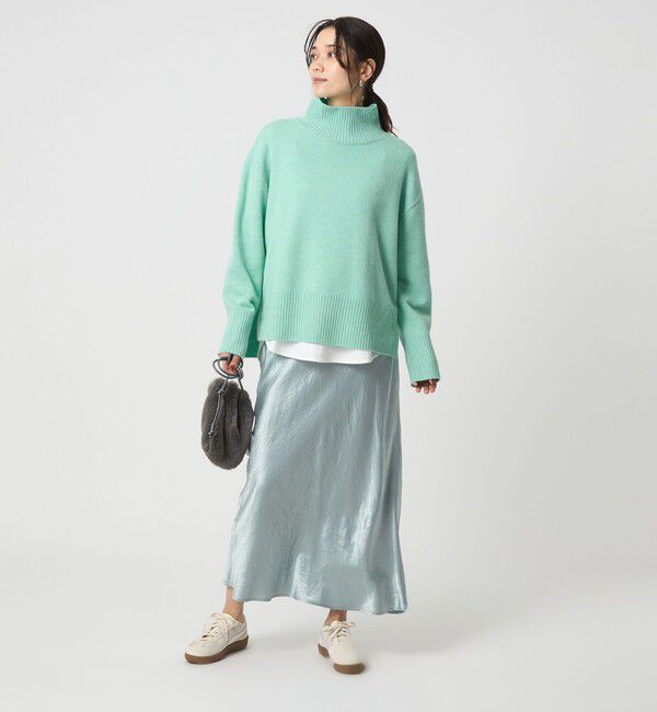 UNITED ARROWS green label relaxing「［size SHORTあり］SERENITY ハイネック プルオーバー ニット」|ニット・セーター|