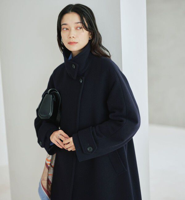 UNITED ARROWS green label relaxing「［size SHORT/TALLあり］SENTDALE WOOL スタンドカラー ロング コート」|その他|